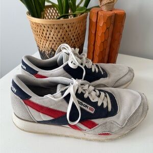 Reebok men’s classic nylon sneakers, size 8.5